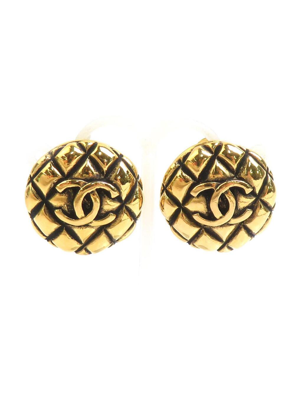 Chanel Earrings Gold-Tone Metal #347117C55B